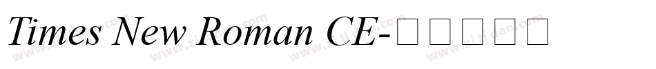 Times New Roman CE字体转换